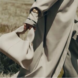 Polene Numero Neuf Cream Shoulder Bag